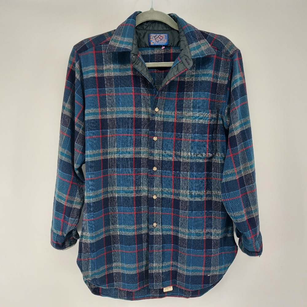 Pendleton Wool Plaid Shirt Jacket